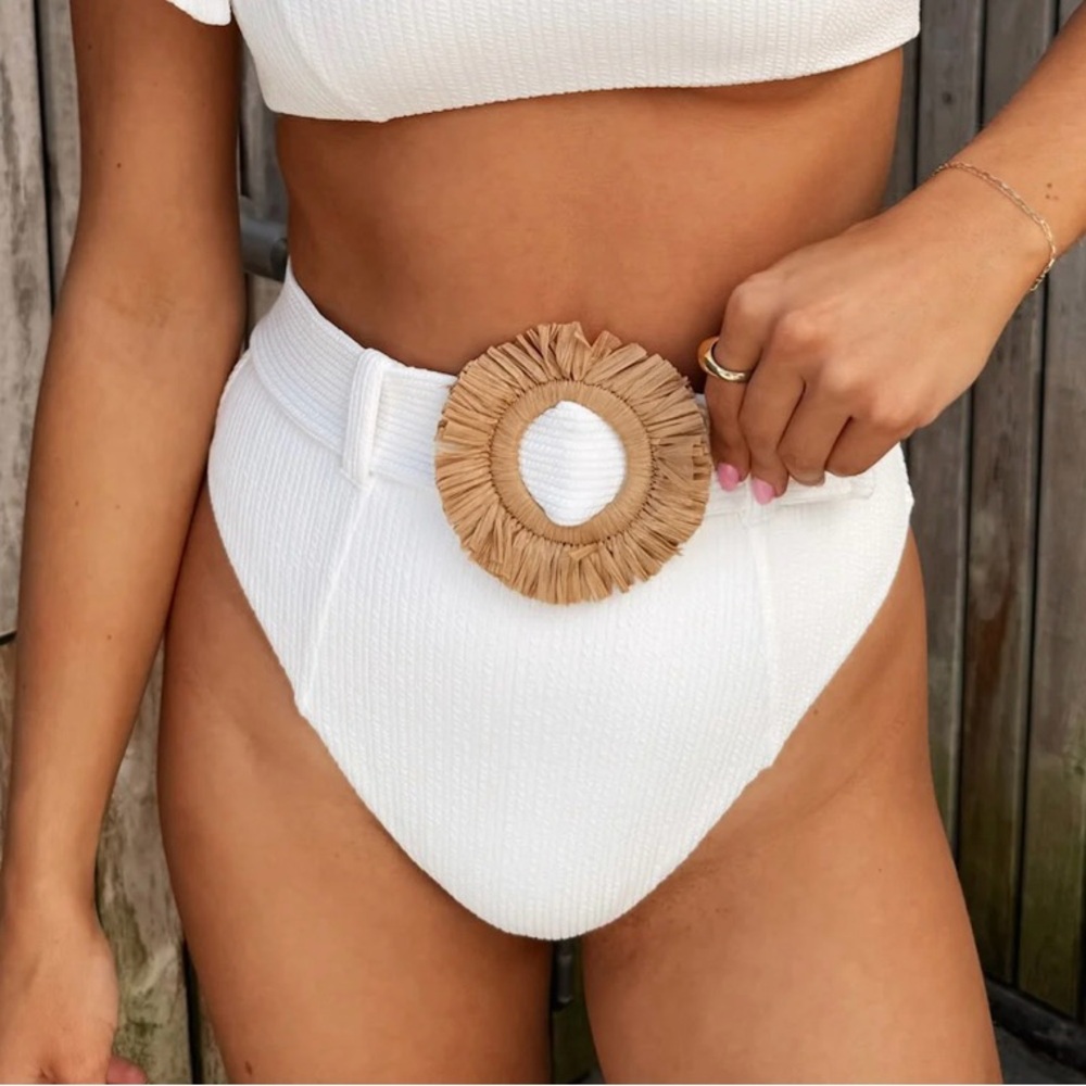 NWT Show me your mumu Bahamas Belted bikini bottom